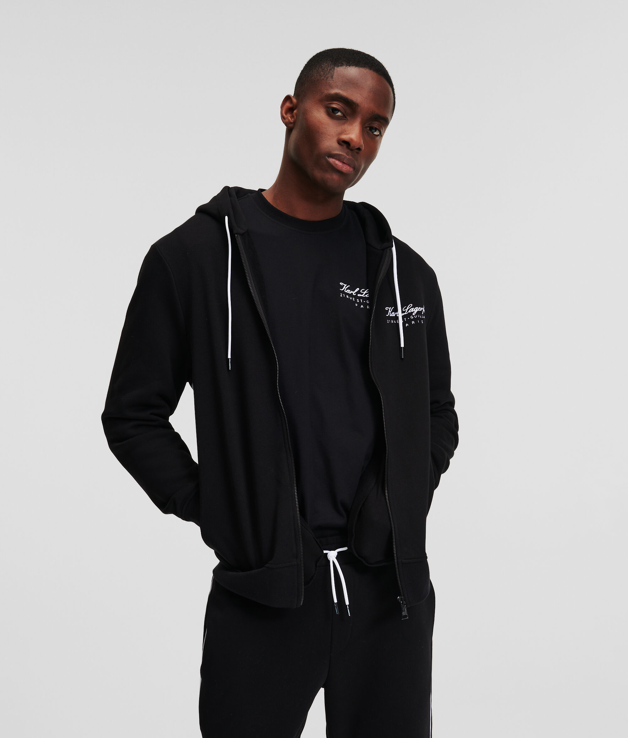 (image for) Intuitive HOTEL KARL ZIP-UP LOUNGEWEAR HOODIE